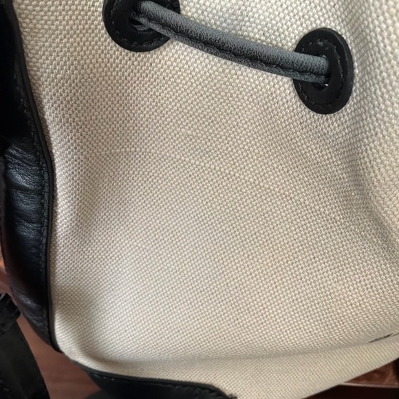 Balenciaga Canvas & Leather Drawstring Bucket Bag with Pouch – Preloved - Picture 7 of 14